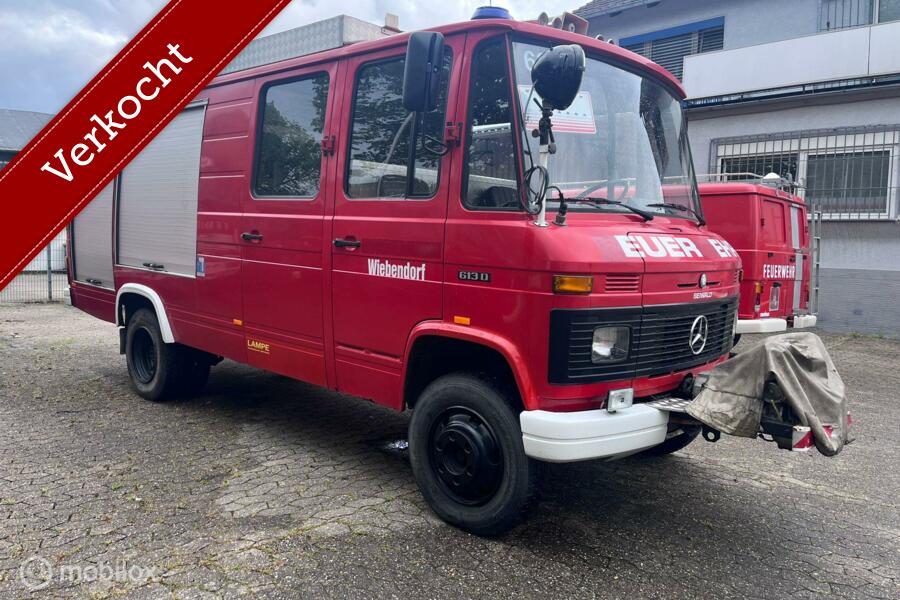 Mercedes 613 diesel 31.500 km in topstaat, brandweer camper