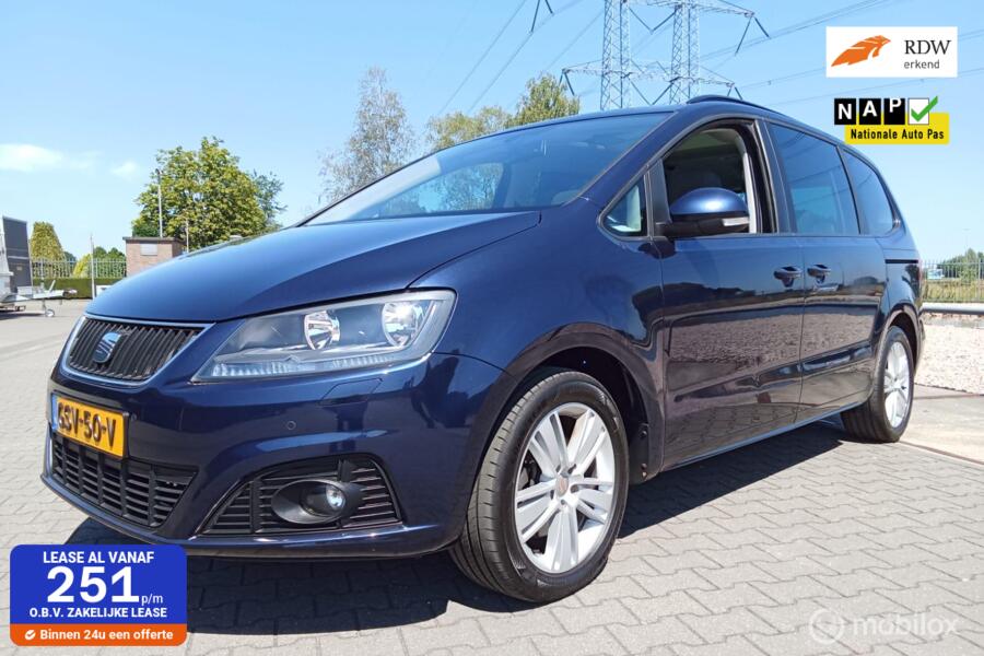 Seat Alhambra 1.4 TSI Style 7p/clima/cruise/pano dak