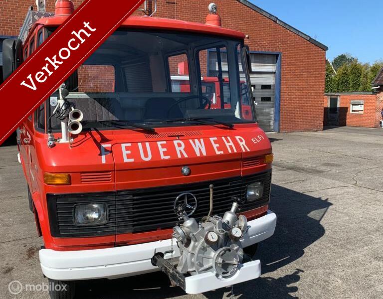 Mercedes 508 Hoog 37 d km Brandweer camper mrb vrij