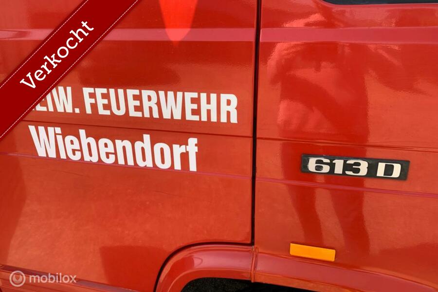 Mercedes 613 diesel 31.500 km in topstaat, brandweer camper