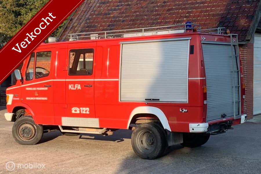 Mercedes 410 4x4 benzine 17duizend kilometer Brandweer 1989