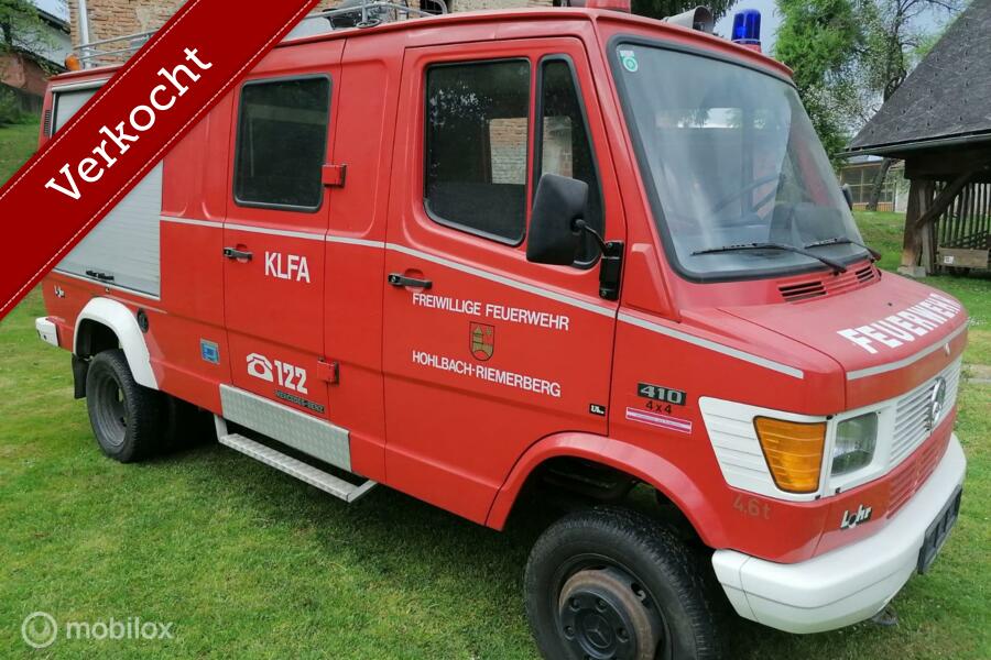 Mercedes 410 4x4 benzine 17duizend kilometer Brandweer 1989