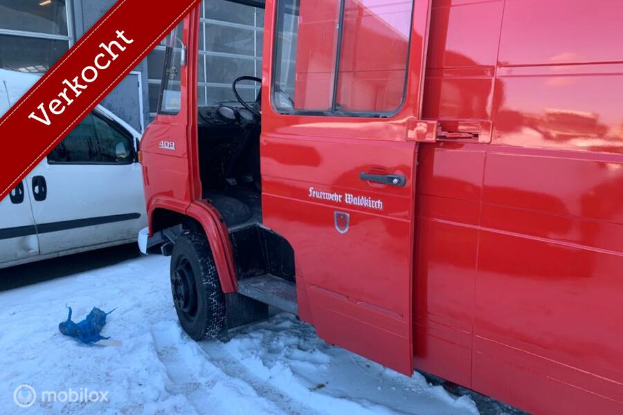Verkocht Mercedes 409 Lang Hoog Gesloten Benzine camper