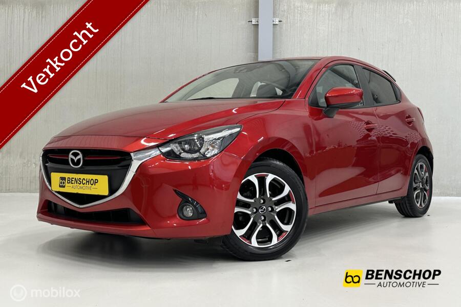 Mazda 2 1.5 Skyactiv-G GT-M Navi LED PDC Cruise Stoelv 16 inch