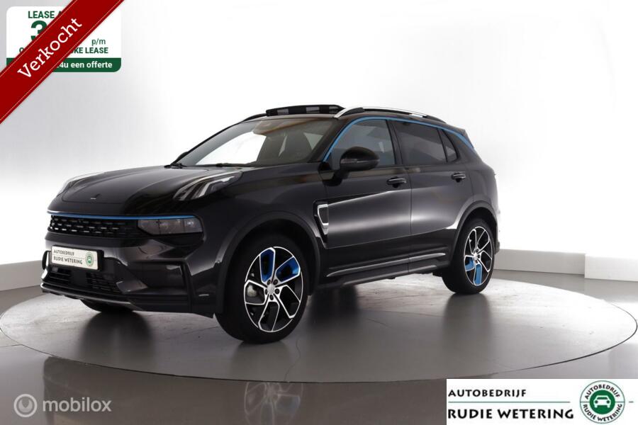 Lynk & Co 01 1.5 PHEV 261pk zwartehemel|pano|led|cam|dab|nav|ecc|lmv20