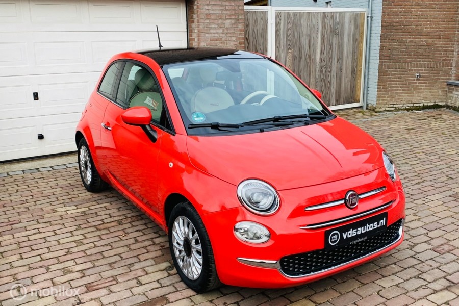 Fiat 500 1.2 Lounge/Pano/Airco/PDC