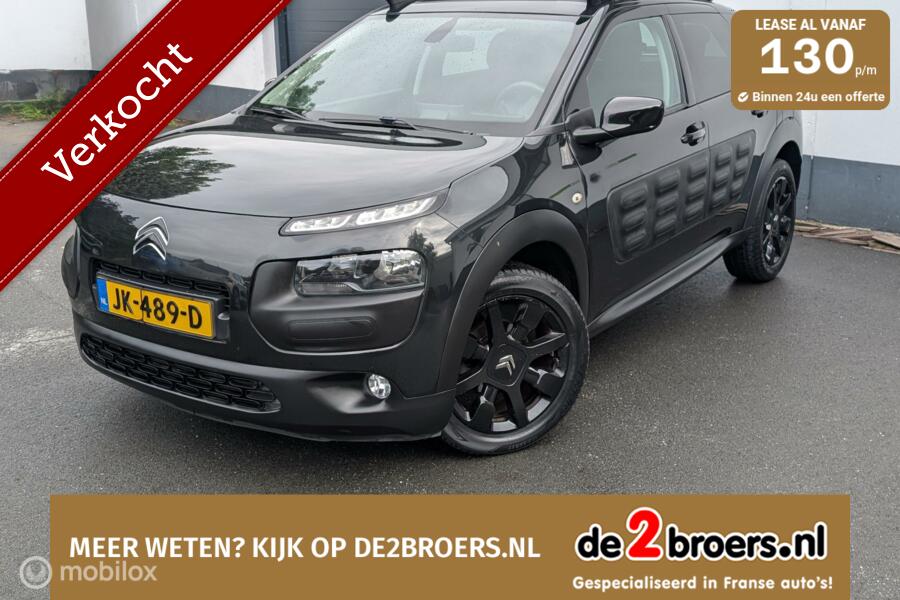 Citroen C4 Cactus 1.2  Shine 110PK One-Tone Black!