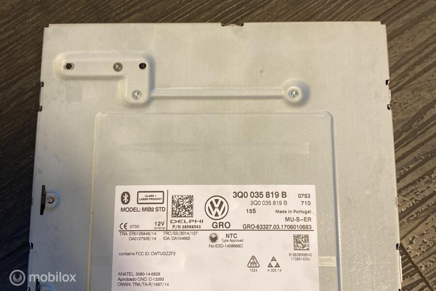 Radio module origineel delphi 3Q0035819B