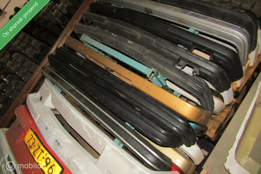 Voorbumper achterbumper zwart opel manta ascona B
