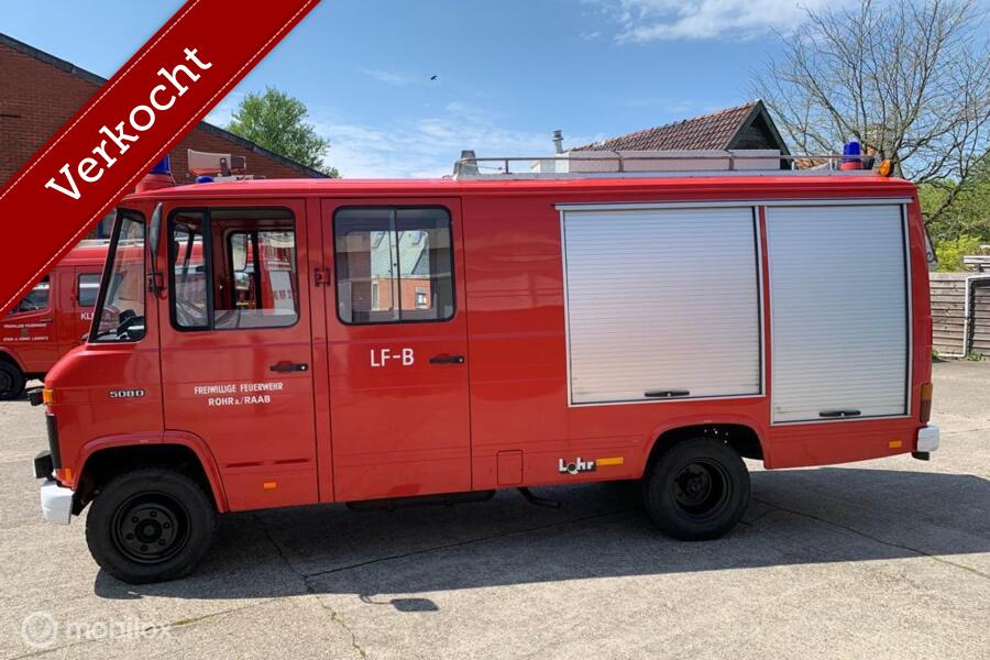 Mercedes 508 D  8.189 KM Brandweer camper