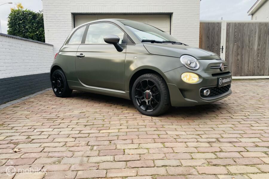 Fiat 500 1.2 Sport Mat Groen/Leer/16inch/Groot scherm