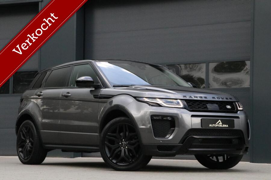 Land Rover Range Rover Evoque 2.0 Si4 HSE AdaptivCruise Headup MassageZetels Camera Trekhaak BlindSpot 20'Inch Stoelkoeling Xenon 117000KM BJ2016