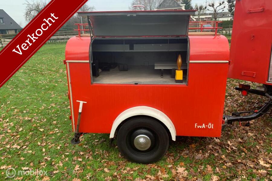 Verkocht 1957  Prachtige aanhangwagen  van 1e eigenaar