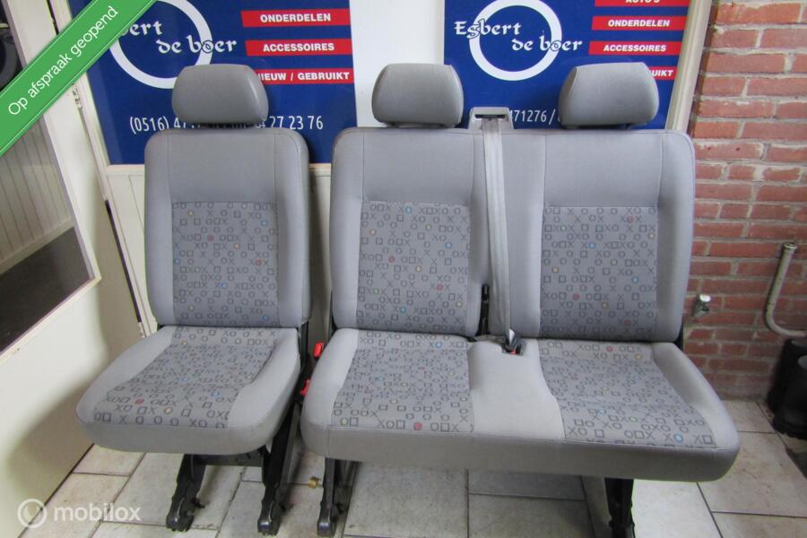 4x Achterbank bank 1 / 2 / 3 persoons vw transporter t5 / t6