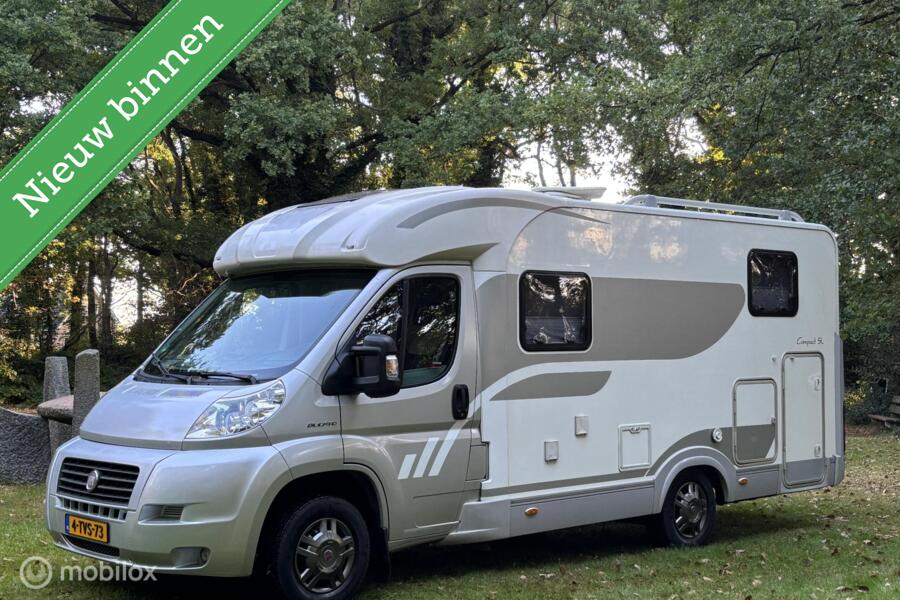 Adria mobil Compact SL Fiat 2.3 130pk Euro 4 | Enkele-bedden | Douche/ wc | Garage | Fietsendrager | Camera | 122dkm | TOPSTAAT