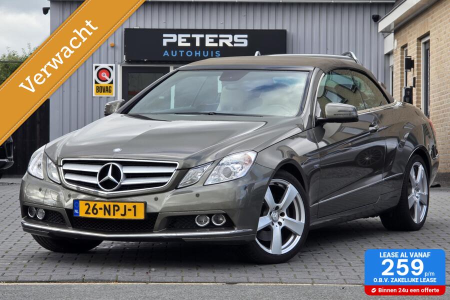 Mercedes E-klasse Cabrio 350 CGI Avantgarde 1e eigenaresse