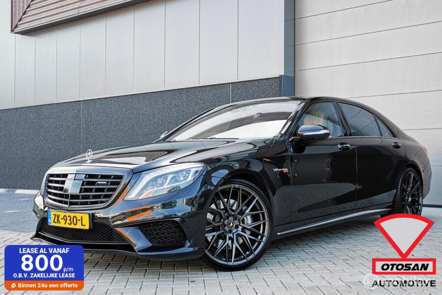 Mercedes S-klasse AMG 63 4Matic Lang Zwart