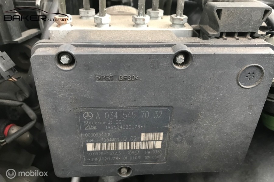 ABS pomp Mercedes C-klasse W203 ('00-'07) A0345457032