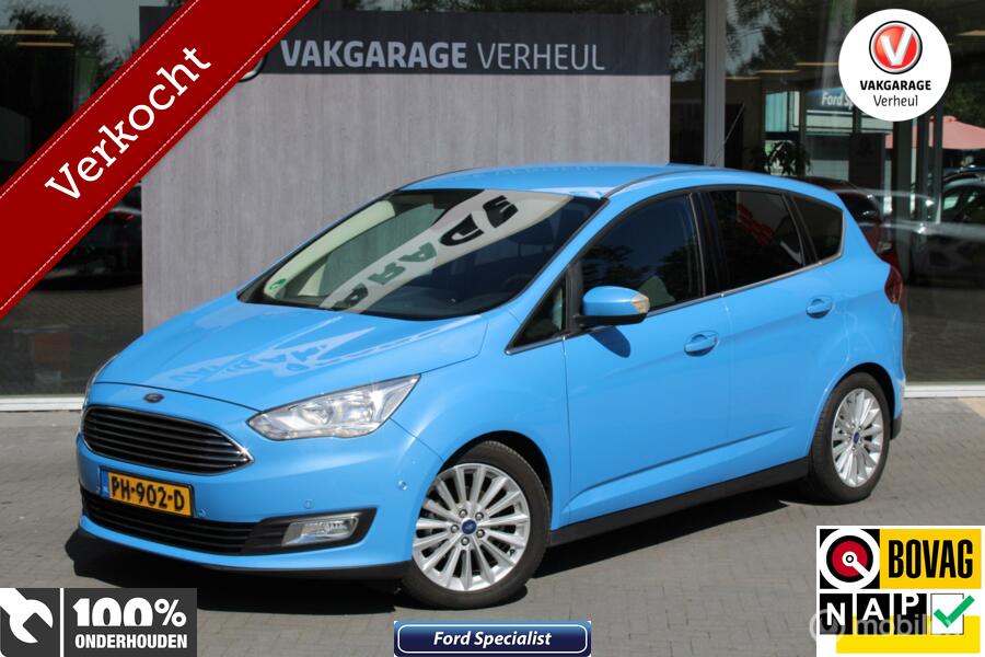 Ford C-Max 1.0 Titanium|125Pk|Trekhaak|Navi|Dealerauto|Nap