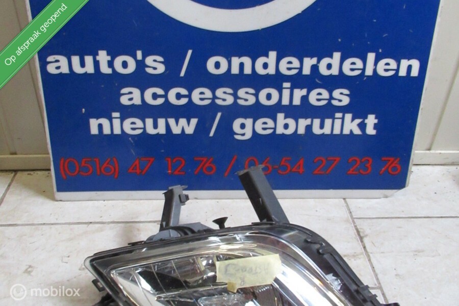 Verstraler links in voorbumper Astra J, bj '08 t/m '14