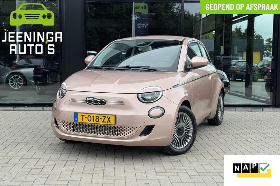 Fiat 500 3+1 42 kWh | Bijna nieuw | Camera|Stoelverwarming