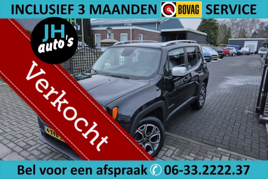 Jeep Renegade 1.4 MultiAir Limited LEDER/CRUISE/PANO/BEURT