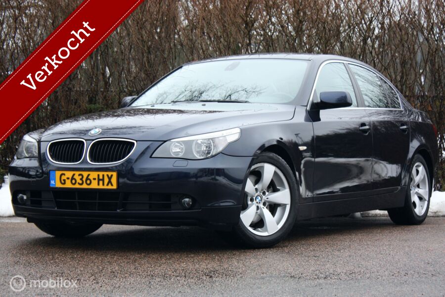 Youngtimer BMW 530i 231pk AUT Executive leer/carkit/historie