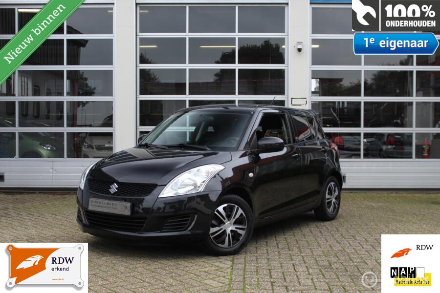 Suzuki Swift 1.2-16V 94PK 5-Deurs Facelift Comfort Airconditioning Centrale Deurvergrendeling op Afstandsbediening Elektrische Ramen V+A & Elek.Verstelbare Buitenspiegels Leder-/Multifunctioneel Stuur Boordcomputer Radio/Cd/Usb 12V.-Aansl. In Hoogte Verst