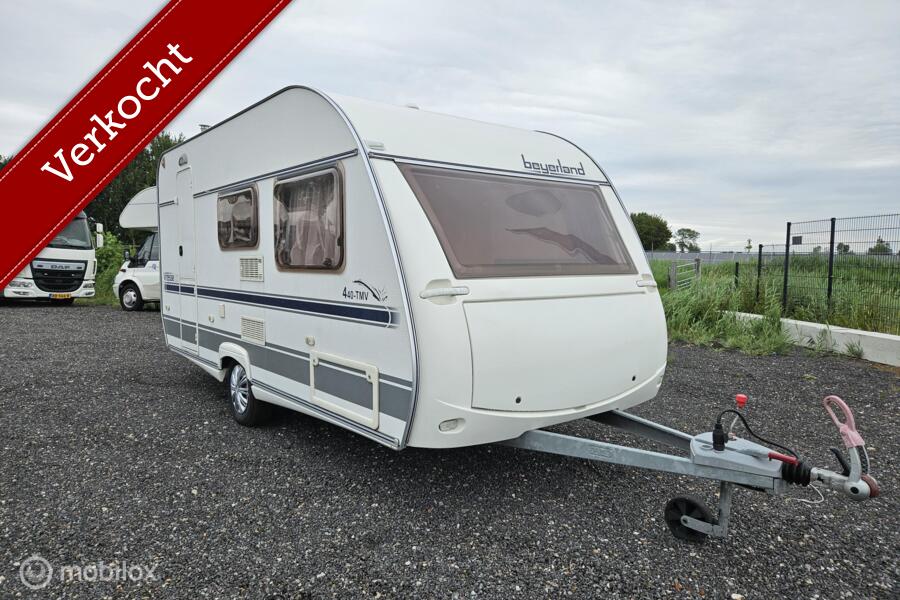 BEYERLAND VITESSE 440 TMV, VOORTENT,BOILER,FIETSENDRAGER,