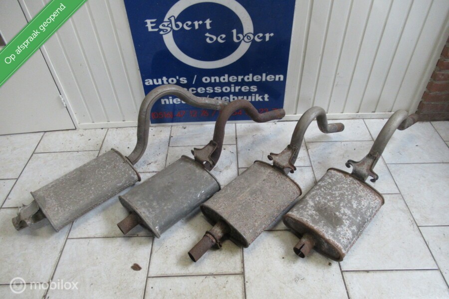 Uitlaat middendemper Opel Rekord E, bj 1977 t/m 1986