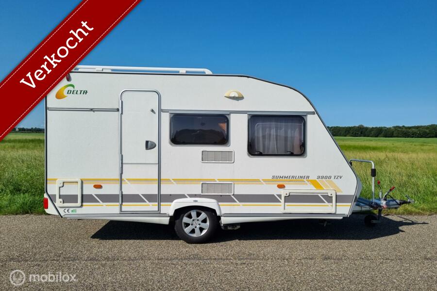 DELTA 3900 TZV 2008 VOORTENT,BOILER,ACCU,MOVER,FIETSENDRAGER