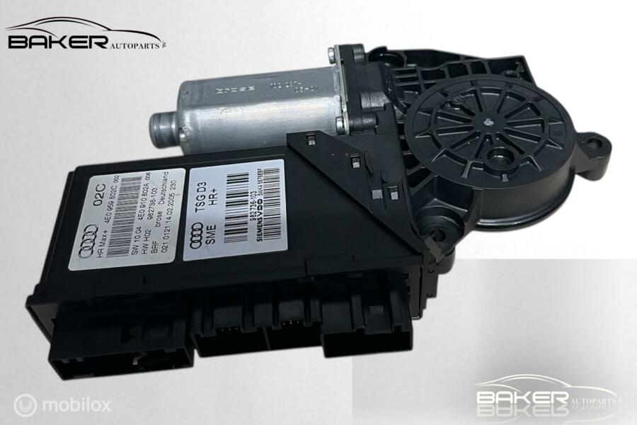 Raammechanisme rechtsachter Audi A8 D3 ('02-'10) 4E0959802C