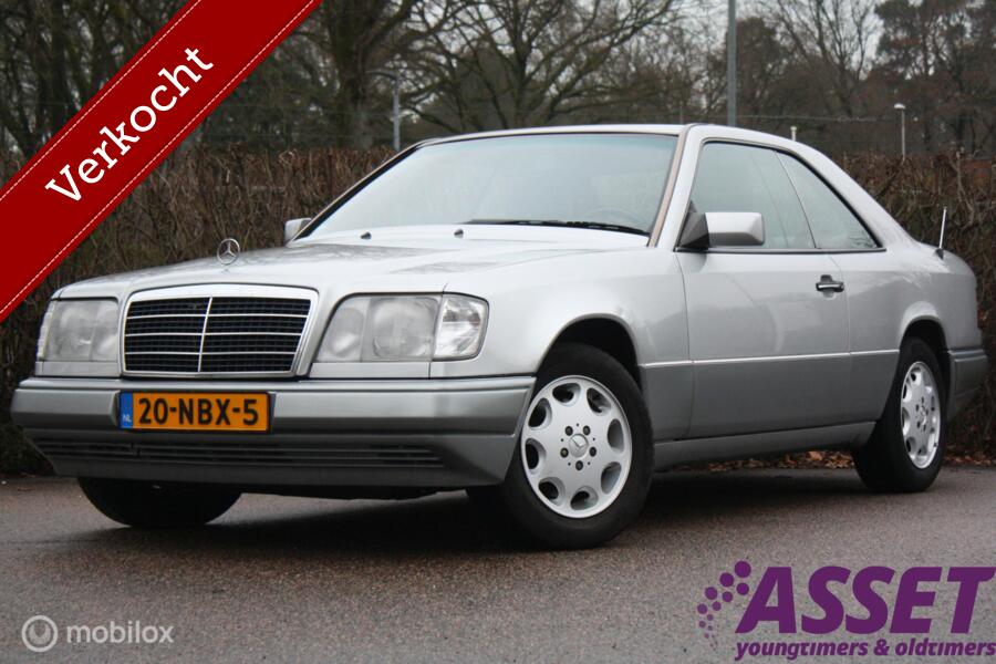 Mercedes E320 coupé W124 automaat | rood leer/airco/tempomat