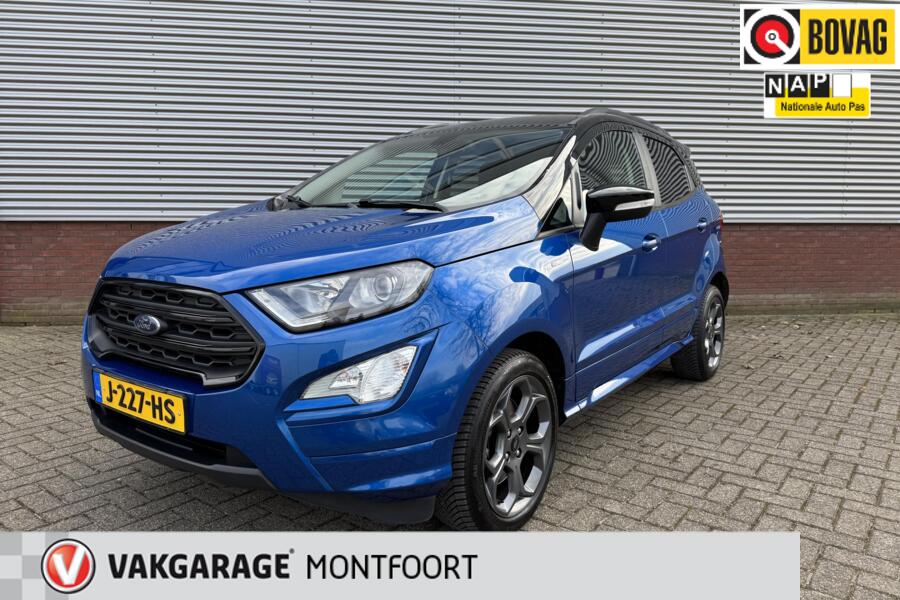 Ford EcoSport 1.0 EcoBoost ST-Line Black|Automaat|Keyles|Stoelverwarming|Carplay|Cruise|Navi|Stuurwielverwarmd|