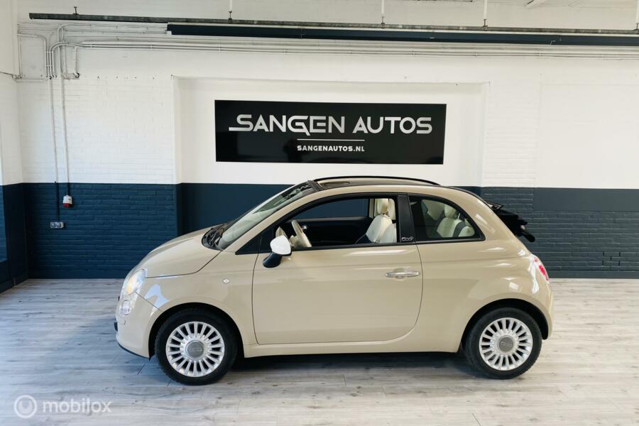 Fiat 500 Cabrio 1.2 Lounge/Cappucino kleur