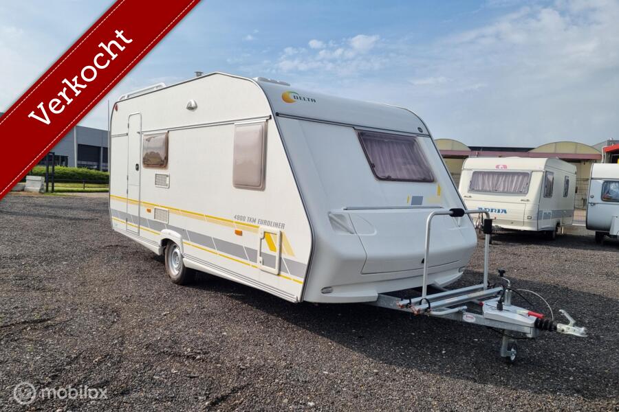 DELTA 4900 TKM EUROLINER, STAPELBED,VOORTENT,LUIFEL,UITBOUW
