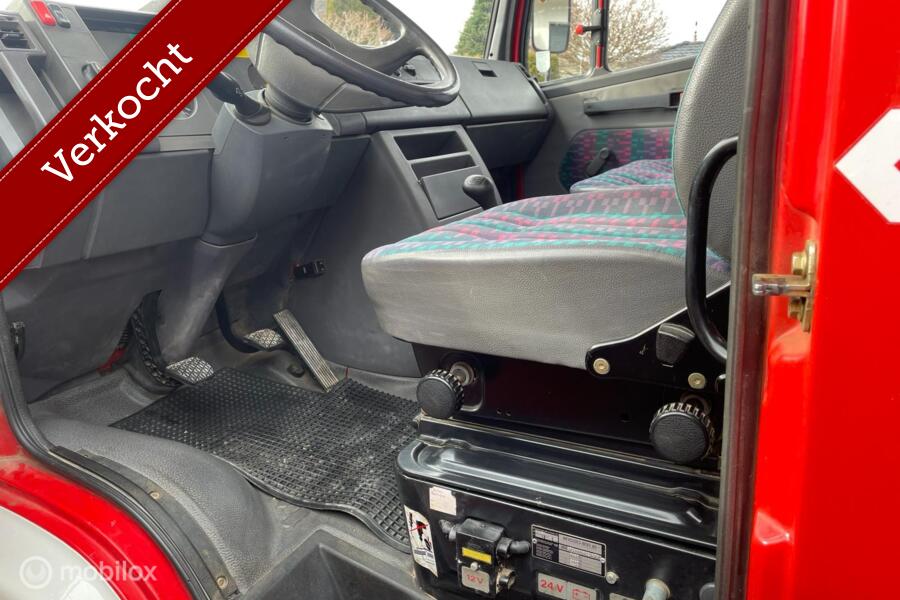Verkocht Mercedes 814  4x4   18.056 KM brandweer Expeditie