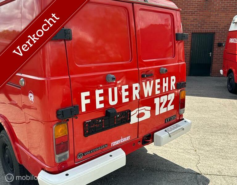 Volkswagen LT 35 1986 Brandweer sperdif 5 versnellingen