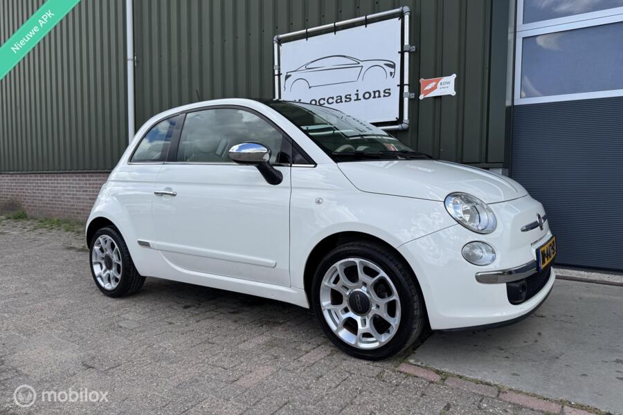 Fiat 500 1.2 Lounge|Airco|Pano|Bleutooth|Parkeer sensors|