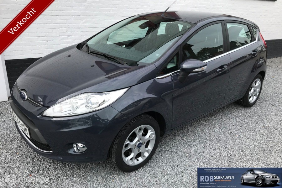 Ford Fiesta 1.25 Titanium 9-2011 VERKOCHT