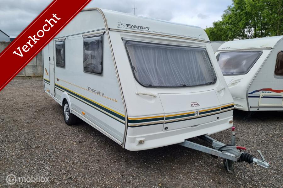 SWIFT TOSCANE 460 1999 VAST BED,BOILER,VOORTENT,TOILET