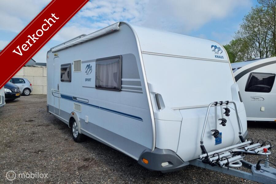 KNAUS SPORT 500 QDK STAPELBED,VOORTENT,LUIFEL,7 PERSOONS