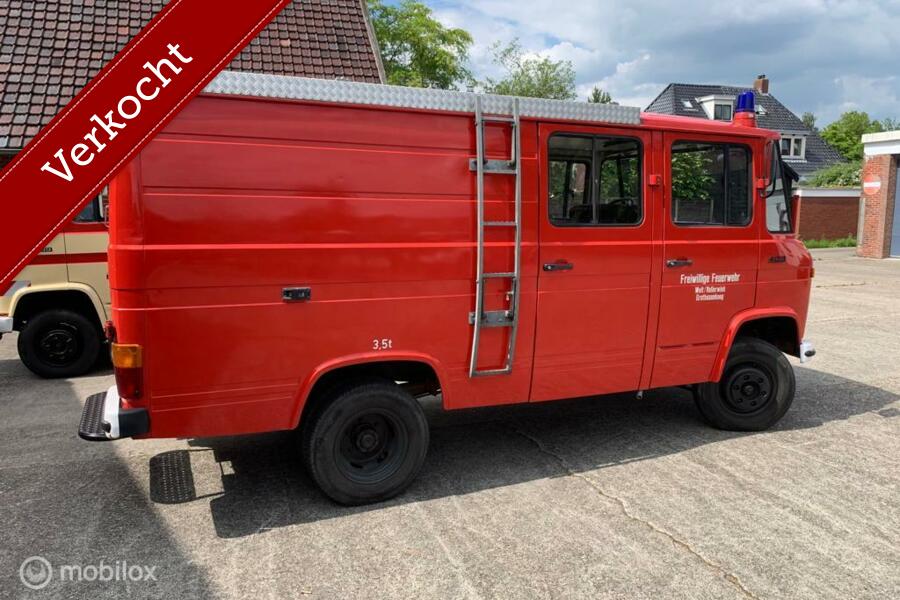Mercedes 409 brandweer 1980 camper 28931 km