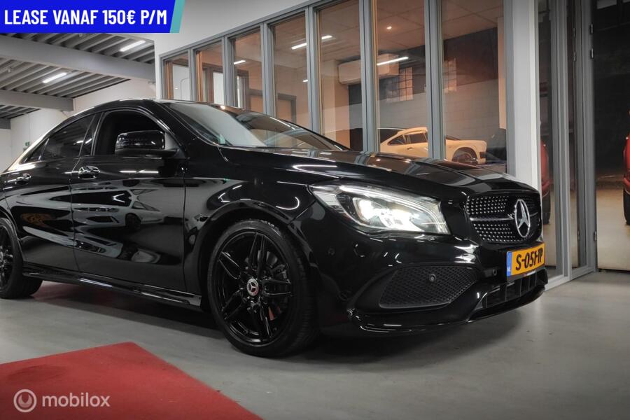Mercedes CLA-klasse 220 D AUT AMG CRUISE LEER  LED CAMERA PDC NIGHT PAKKET