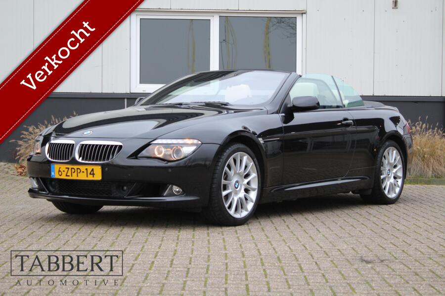 BMW 6-serie Cabrio 650i Facelift Individual Zwart