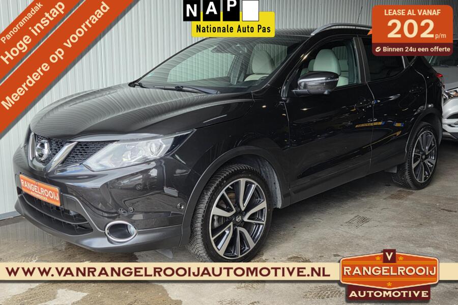 Nissan Qashqai 1.2 Tekna, pano, leer, stoelverw., clima, cruise, voorruitverw.