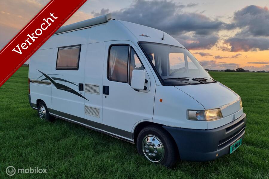 FIAT DUCATO 2.8D ORIGINELE BUSCAMPER,4PERSOONS,LUIFEL,TOILET