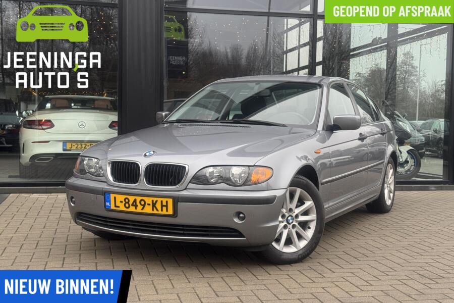 BMW 3-serie 316i Black&Silver II Youngtimer met Climate control|APK|Weinig KM! Zeer nette auto !!