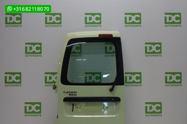 Volkswagen Caddy Maxi '07-10) Achterdeur links met ruit lime