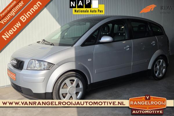 Audi A2 1.4 S-line, panorama, clima, cruise, 16" lmv, leer
